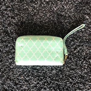 Turquoise wristlet